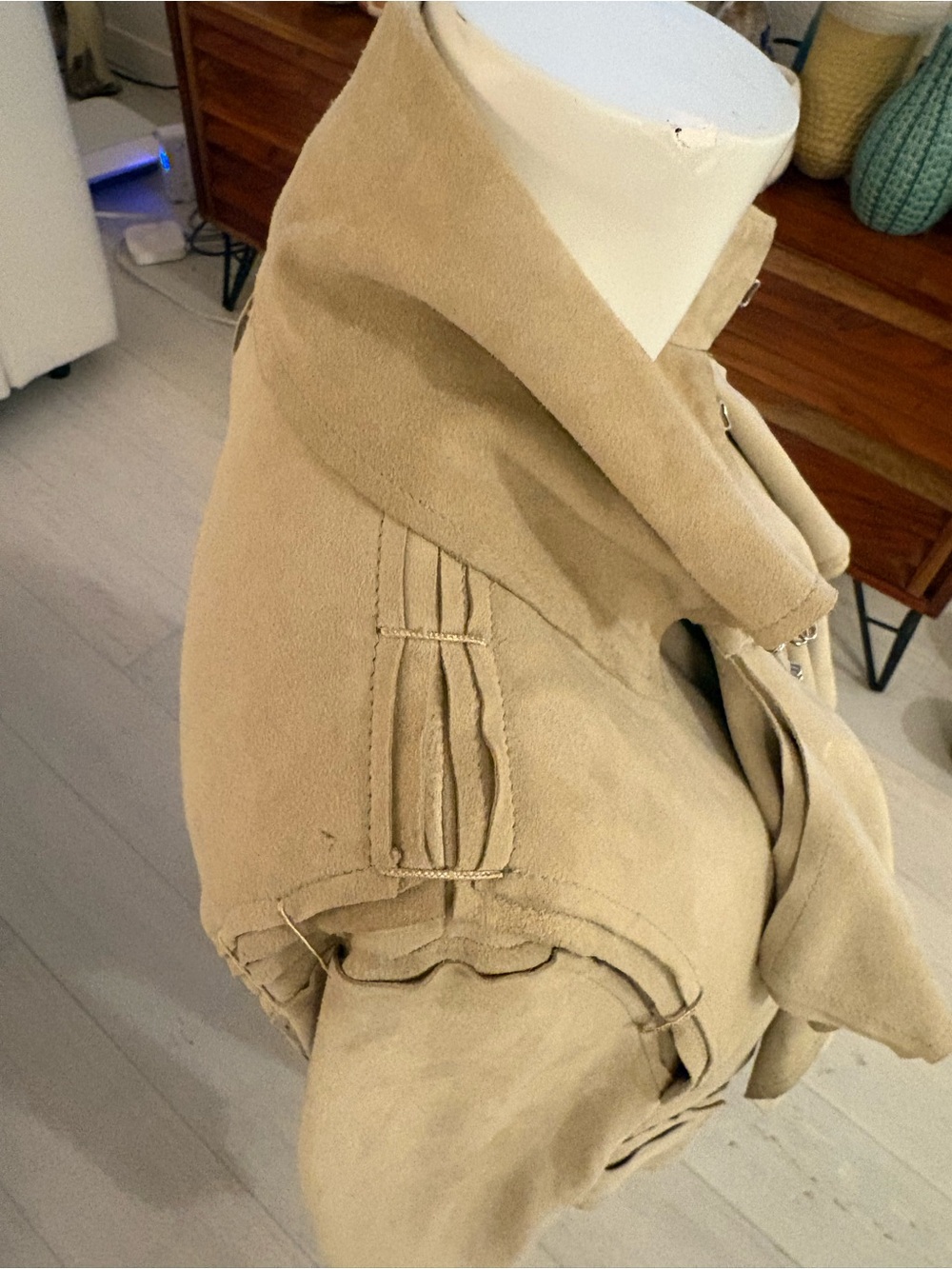 Free People Sand Ruffle-Front Utility Jacket